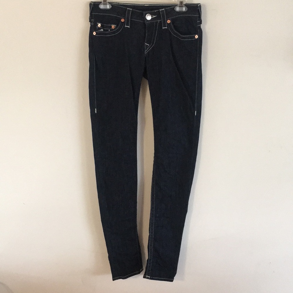 True Religion Dark Wash Skinny Jeans